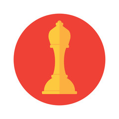 chess icon. vector illustration. business and strategy design concept.