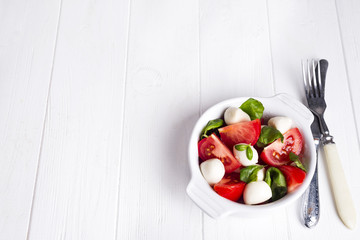 traditional caprese salad