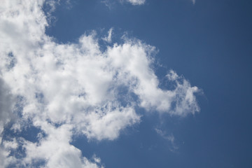 Clouds with blue sky