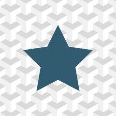 star icon stock vector illustration flat design