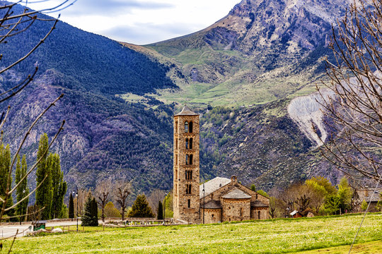 Spain Catalonia Bohi-Valley Romanesque church.
