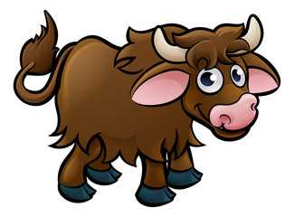 Yak Cartoon Character