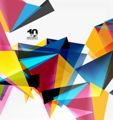 3d triangles geometric vector