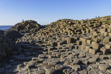 The famous Giant's Causeway