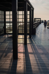 Drewniany pomost nad wydmami w Helu © Agnieszka Rodowicz