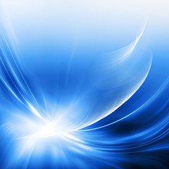 Obraz premium Abstract blue background