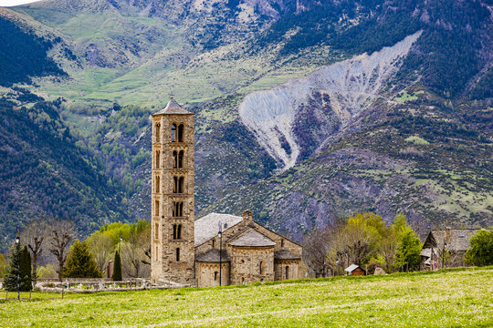 Spain Catalonia Bohi-Valley Romanesque church.