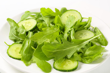 Rocket and cucumber salad