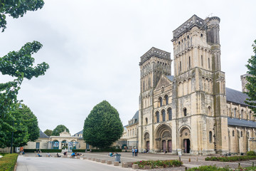 Fototapeta na wymiar The Abbey of Saint-Trinity in Caen