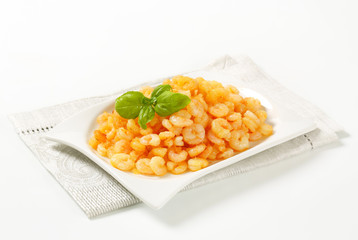 Spicy pan fried shrimps