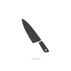 Kitchen knife icon vector