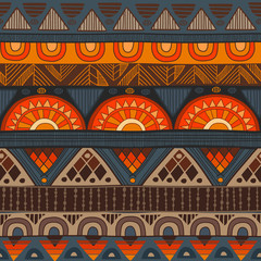Tribal seamless pattern. It can be used for cloth, jackets, bags, notebooks, cards, envelopes, pads, blankets, furniture, packing