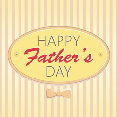 Father's day card, logo, badge, signs and symbol 