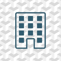 hotel icon stock vector illustration flat design