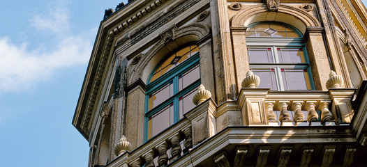 Detail an der Fassade des Lignerschlosses Dresden © Torsten Becker