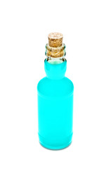 Cocktail bottle isolated on white background