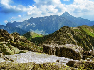 Fototapeta na wymiar Mountain View - Hihg Tatras
