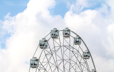 Ferris wheel against the sky