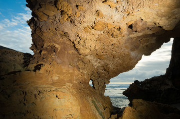 Cave and ocean view