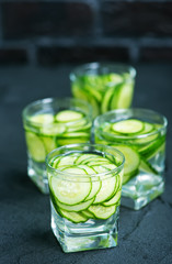 drink with cucumber