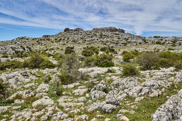 El Torcal Natural Reserve in Malaga, Spain