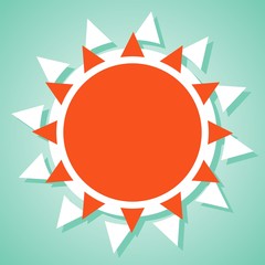 summer sun icon