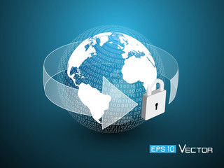 World lock security with binary code