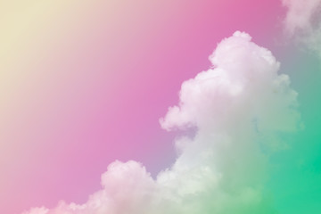  Fantastic color background with cloud and sky