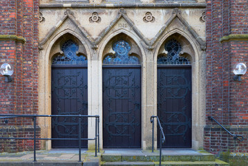 Doors and windows of ecclesiastical buildings, vitragen and Schmidt
