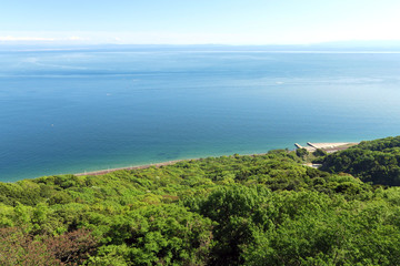 一ノ谷と大阪湾（兵庫県神戸市）