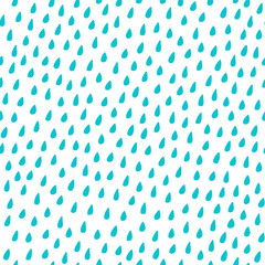  simple clouds rain seamless pattern 