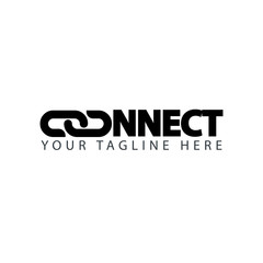 Connect Logo Design Template Elements