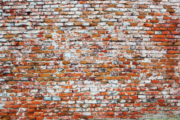texture of old damaged brick wall