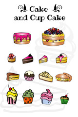 Cake and Cupcake