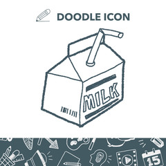 milk box doodle