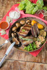 Grilled ribs