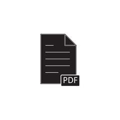 pdf file vector icon