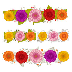 Summer background with Gerbera