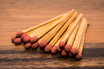 Close-up of a red match