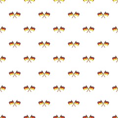 Flag of Germany pattern, cartoon style
