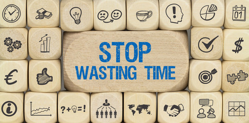 Stop Wasting Time / Würfel mit Symbole