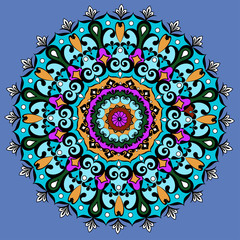 Mandala. Round Ornament Pattern.Geometric circle element