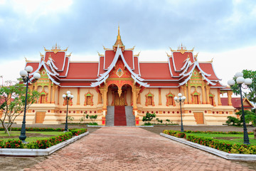 Wat Pha That Luang, Vientiane, Laos.