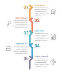 Five Steps Infographics