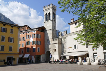 Porta San Michele di Riva del Garda - obrazy, fototapety, plakaty