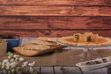 A nice image of a simple iftar meal.