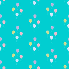 Balloon seamless pattern