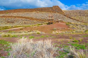 Hawaiian temple ruins