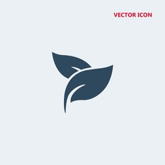 herbal spa treatment leaves vector icon