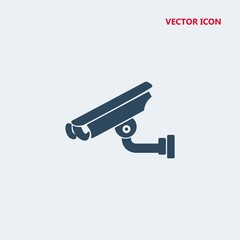 surveillance video camera vector icon